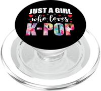 Just A Girl Who Loves K-Pop Musique coréenne Pop Hangul PopSockets PopGrip pour MagSafe