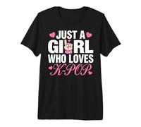 Just A Girl Who Loves K-Pop T-Shirt Haut de Gamme