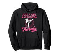 Just A Girl Who Loves Karate Women Karaté Kick Sweat à Capuche