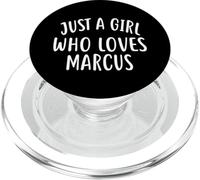 Just A Girl Who Loves Marcus T-Shirt Cute Marcus PopSockets PopGrip pour MagSafe