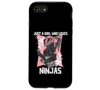 Just A Girl Who Loves Ninjas Cool Ninja Girl Lover Coque pour iPhone SE (2020) / 7/8