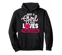 Just A Girl Who Loves Percussion - Musique Percussion Sweat à Capuche