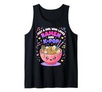 Just A Girl Who Loves Ramen and K-Pop Kawaii Girls Débardeur