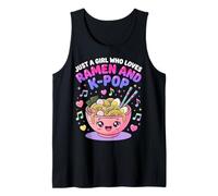 Just A Girl Who Loves Ramen and K-Pop Kawaii Girls Débardeur