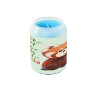 Just A Girl Who Loves Red Panda Nettoyant réutilisable pour pattes d'animaux domestiques avec brosse en silicone Kit de nettoyage doux pour chiens et chats de petite, moyenne et grande race