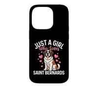 Just A Girl Who Loves Saint Bernard - St Bernard Mom Coque pour iPhone 14 Pro