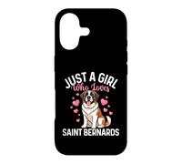 Just A Girl Who Loves Saint Bernard - St Bernard Mom Coque pour iPhone 17