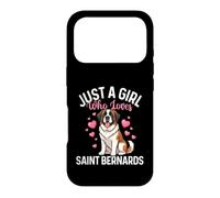 Just A Girl Who Loves Saint Bernard - St Bernard Mom Coque pour iPhone 17 Pro