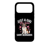 Just A Girl Who Loves Saint Bernard - St Bernard Mom Coque pour iPhone 17 Pro Max