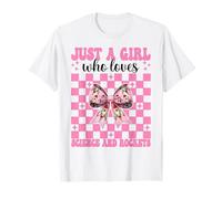 Just A Girl Who Loves Science and Rockets Ingénieur aérospatial T-Shirt