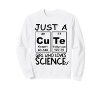Just a Girl Who Loves Science Cute Girls Science Teacher Sweatshirt