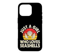 Just a Girl Who Loves Seashells Ocean Lover, Cadeau pour Homme et Femme Coque pour iPhone 16 Pro