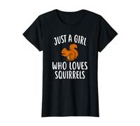 Just A Girl Who Loves Squirrels T-Shirt Funny Squirrel T-Shirt