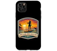 Just A Girl Who Loves Sup Woman Stand up Paddleboard Cute Coque pour iPhone 11 Pro Max