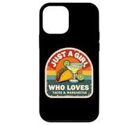 Just A Girl Who Loves Tacos and Margaritas Mexican Women Fun Coque pour iPhone 12 Mini