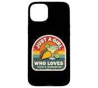 Just A Girl Who Loves Tacos and Margaritas Mexican Women Fun Coque pour iPhone 15 Plus