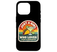 Just A Girl Who Loves Tacos and Margaritas Mexican Women Fun Coque pour iPhone 16 Pro