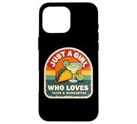 Just A Girl Who Loves Tacos and Margaritas Mexican Women Fun Coque pour iPhone 16 Pro Max