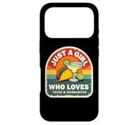 Just A Girl Who Loves Tacos and Margaritas Mexican Women Fun Coque pour iPhone 17 Pro