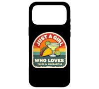 Just A Girl Who Loves Tacos and Margaritas Mexican Women Fun Coque pour iPhone 17 Pro Max
