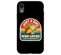 Just A Girl Who Loves Tacos and Margaritas Mexican Women Fun Coque pour iPhone XR