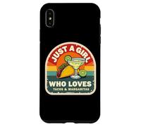 Just A Girl Who Loves Tacos and Margaritas Mexican Women Fun Coque pour iPhone XS Max