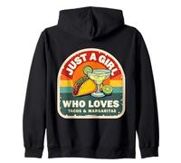 Just A Girl Who Loves Tacos And Margaritas Mexican Women Fun Sweat à Capuche