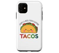 Just A Girl Who Loves Tacos Mexican Food Lover Men Women Coque pour iPhone 11