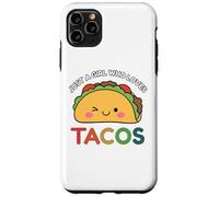 Just A Girl Who Loves Tacos Mexican Food Lover Men Women Coque pour iPhone 11 Pro Max