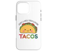 Just A Girl Who Loves Tacos Mexican Food Lover Men Women Coque pour iPhone 16 Pro Max
