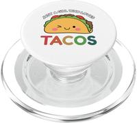 Just A Girl Who Loves Tacos Mexican Food Lover Men Women PopSockets PopGrip pour MagSafe