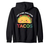 Just A Girl Who Loves Tacos Mexican Food Lover Men Women Sweat à Capuche