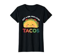 Just A Girl Who Loves Tacos Mexican Food Lover Men Women T-Shirt