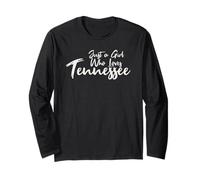 Just A Girl Who Loves Tennessee, Women's Cute Manche Longue