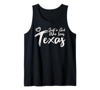 Just a Girl Who Loves Texas. Cute Women's Teen Girls Tween Débardeur