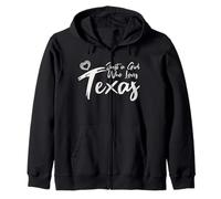 Just a Girl Who Loves Texas. Cute Women's Teen Girls Tween Sweat à Capuche