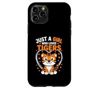 Just A Girl Who Loves Tigers Motif Tigre Mignon Coque pour iPhone 11 Pro