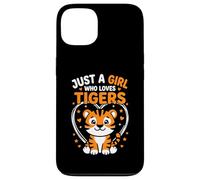 Just A Girl Who Loves Tigers Motif Tigre Mignon Coque pour iPhone 13