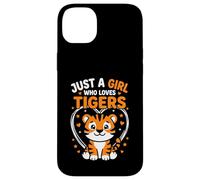 Just A Girl Who Loves Tigers Motif Tigre Mignon Coque pour iPhone 14 Plus