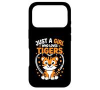 Just A Girl Who Loves Tigers Motif Tigre Mignon Coque pour iPhone 17 Pro