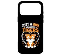 Just A Girl Who Loves Tigers Motif Tigre Mignon Coque pour iPhone 17 Pro Max