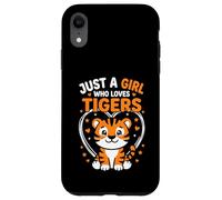 Just A Girl Who Loves Tigers Motif Tigre Mignon Coque pour iPhone XR