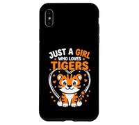 Just A Girl Who Loves Tigers Motif Tigre Mignon Coque pour iPhone XS Max