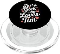 Just A Girl who loves TIM T-Shirt Cute TIM PopSockets PopGrip pour MagSafe