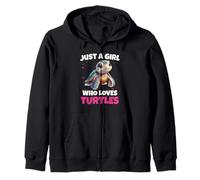 Just A Girl Who Loves Turtles Sea Animal Lover Sweat à Capuche
