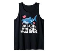 Just a Girl Who Loves Whale Sharks Cute Whale Shark Débardeur