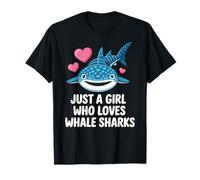 Just a Girl Who Loves Whale Sharks Cute Whale Shark T-Shirt