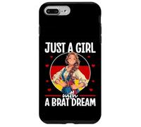 Just A Girl with A Brat Dream Humour de Femme Allemande drôle Coque pour iPhone 7 Plus/8 Plus