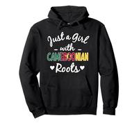 Just A Girl With Camerounian Roots Pride Cameroun Femmes Sweat à Capuche