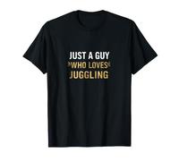Just A Guy Who Loves Juggling Graphique de Jongleur de Clown Amusant T-Shirt